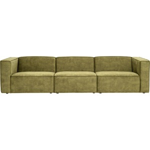 LIVIQUE, Livique Sofa Melon, Sofa Melon Grün Stoff 312 cm 93 cm