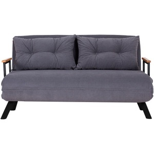 LIVIQUE, Livique Bettsofa Foldbar, Bettsofa Foldbar Grau Polyester 133 cm 50 cm