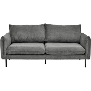 LIVIQUE, Livique Sofa Palm, Sofa Palm Grau Stoff 200 cm 88 cm