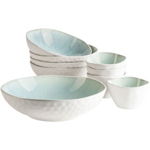 Mäser, Mäser Frozen Serie Besteck, Mäser Frozen Schüssel-Set 9-teilig Grün