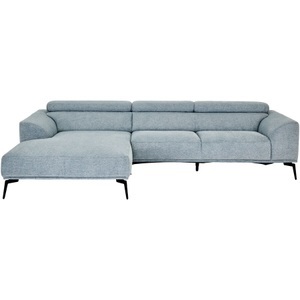 LIVIQUE, Sofa Verano Grau/Blau Ausziehbar, Sofa Verano Grau/Blau Ausziehbar
