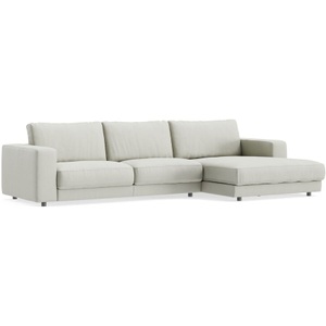 LIVIQUE, Ecksofa Ava Grau Stoff B 330 T 170 cm