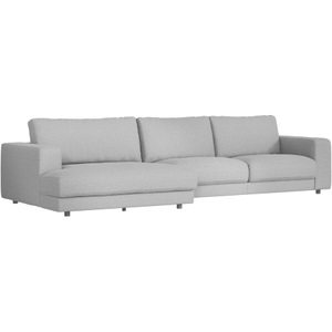 LIVIQUE, Ecksofa Ava Grau Stoff B 350 T 150 cm