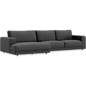 LIVIQUE, Ecksofa Ava Grau Stoff B 350 T 150 cm, Ecksofa Ava Grau Stoff B 350 T 150 cm