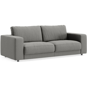 LIVIQUE, Sofa Ava Braun Stoff B 230 T 107 cm