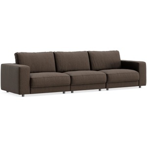 LIVIQUE, Sofa Ava Braun Stoff B 320 T 107 cm