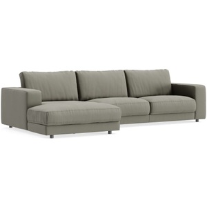 LIVIQUE, Ecksofa Ava Grau Stoff B 320 T 170 cm