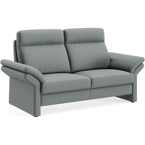 LIVIQUE, Sofa Albula Grau Leder 182 cm 89 cm