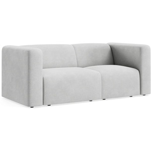 LIVIQUE, Sofa Melon Grau Stoff 111 cm 93 cm