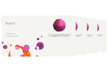 Cooper Vision, Avaira Vitality, 4 x 6 Stück Kontaktlinsen von Cooper Vision, Avaira Vitality 4 x 6 Monatslinsen