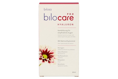 Bilosa, Bilocare Pro Hyaluron 60ml, Travel-Pack, Bilocare Pro Hyaluron 60 ml All-in-One Lösung Travel-Pack