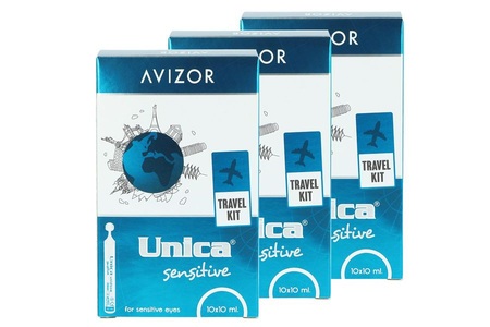 Avizor, Unica sensitiv 3x 10 Monodosen à 10ml, Unica sensitiv 3 x 10 x Monodosen à 10 ml All-in-One Lösung