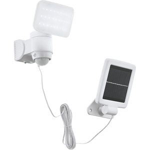Eglo, LED-Solarlampe Casabas mit Sensor, weiß, Eglo Solar Aussenlampe Casabas