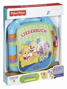 Fisher Price, FISHER PRICE Lernspass Liederbuch, Fisher-Price® Spielzeug-Musikinstrument »Lernspass«, Batteriebetrieb