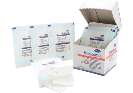 Medicomp, Medicomp Vlieskompresse 5x5cm (25x2 Stück)