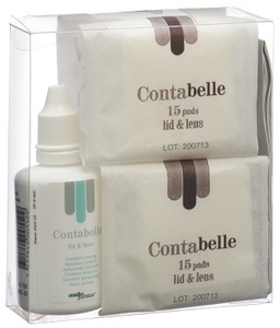 Contopharma, ContaBelle ´´lid&lens´´ Comfort-System 50ml+Pads, Contabelle lid & lens Set Comfort-System (1 Stk)