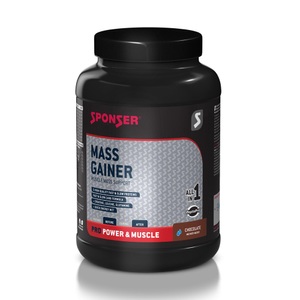 Sponser, Mass Gainer 1200 g Proteinpulver, Mass Gainer Vanilla 1200 g Proteinpulver