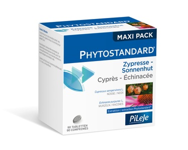 Phytostandard, Phytostandard Zypresse - Sonnenhut Tablette (90 Stück)
