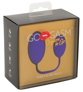 GoGasm, Liebeskugeln „Pussy & Ass Balls“, für Vagina und Anus, 122 g, Go Gasm Pussy-Ass Balls purple