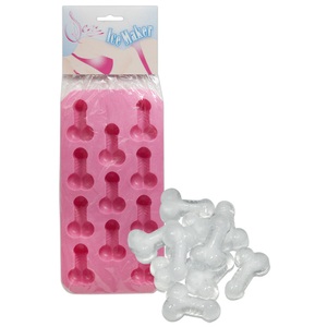 undefined, Eiswürfelform „Sexy Ice Maker“ für 11 Eiswürfel in Penisform, Willy Ice Tray