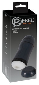 Rebel, Masturbator Mit 2 Funktionen | Rebel, Masturbator ?2 Functions?, saugt und vibriert