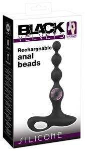 Black Velvets, Wiederaufladbare Analperlen | Black Velvets, Analvibrator ?Vibrating Anal Beads? im Kugel-Design, 10 Vibrationsmodi