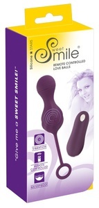 Sweet Smile, Ferngesteuerte Liebeskugeln | Sweet Smile, Vibrokugeln ?RC Love Balls?, 73 g, 10 Vibrationsmodi per kabelloser Fernbedienung