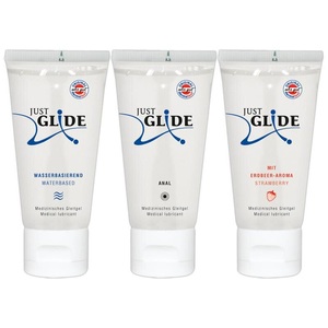 Just Glide, 3-teiliges Gleitgel-Set „Just Glide“