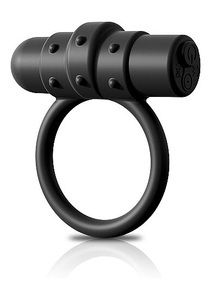 Pipedream (all),Pipedream - Sir Richard's, Vibrierender Silikon C-Ring Schwarz | Pipedream, Vibrating Silicone C-Ring