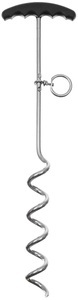 undefined, Spiral-Hering, Metall, mit Plastikgriff, ca. 45 cm, Spiral-Hering, Metall, mit Plastikgriff, ca. 45 cm