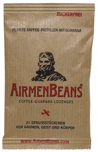AirmenBeans BRUTA, AirmenBeans BRUTA Airmenbeans Kaffee-Guarana Pastillen, Airmenbeans Kaffee-Guarana Pastillen