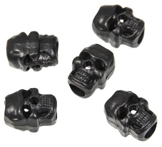 undefined, Kordelstopper Skull - schwarz, Kordelstopper Skull - schwarz
