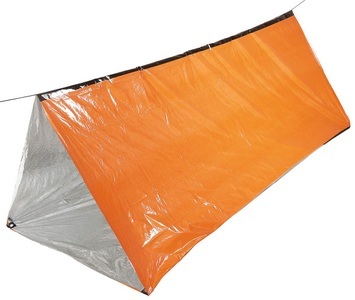 FoxOutdoor, Notfall-Zelt, orange, einseitig alubeschichtet, Notfall-Zelt, orange, einseitig alubeschichtet