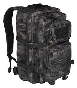 Sturm Handels GmbH, US Assault Tactical Rucksack Lasercut large - darkcamo, US Assault Tactical Rucksack Lasercut large - darkcamo