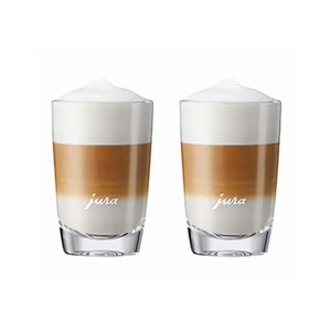 JURA Latte-macchiato-Glas, niedrig, 2 Stück  Zubehör