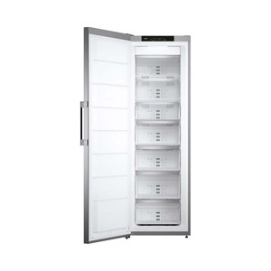 Asko, ASKO Gefrierschrank freistehend ASKO PREMIUM FN23841S Edelstahlfront und silber, Asko FN 23841 S Gefrierschrank Edelstahlfront links