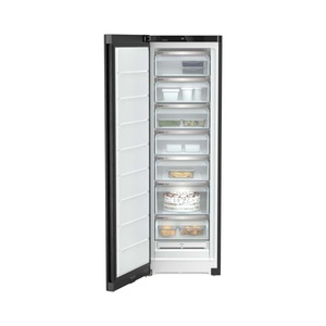LIEBHERR, Liebherr SFNbdd 5227-22 Gefrierschrank BlackSteel links, Liebherr-Standgefrierschrank mit NoFrost-SFNbdd 5227-22-995495751