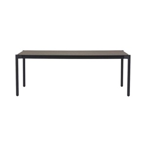SCHOU, Schou BO Gartentisch 205x100cm Schwarz/Grau