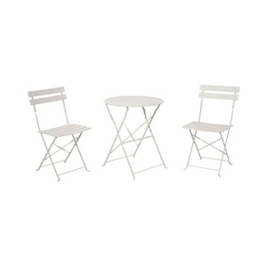 SCHOU, Schou SAM Bistro-Set / Tisch mit 2 Stühlen Grau