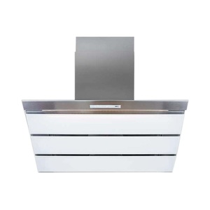 Wesco, Wesco WHC virago 90 Dunstabzugshaube Abluft hinten Glas weiss, Wesco WHC Virago 90 Dunstabzug Weiss