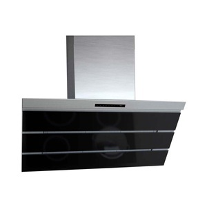 Wesco, Wesco WHC virago 120 Dunstabzugshaube Abluft hinten Glas schwarz, Wesco WHC Virago 120 Dunstabzug Schwarz