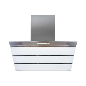 Wesco, Wesco WHC virago 120 Dunstabzugshaube Abluft hinten Glas weiss, Wesco WHC Virago 120 Dunstabzug Weiss