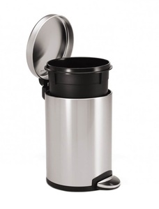 Simplehuman, Simplehuman CW1854CB runder Abfalleimer edelstahl, 