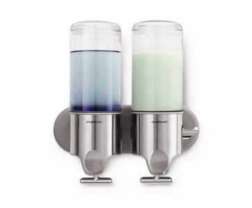 Simplehuman, Simplehuman BT1028 Doppelspender mit Wandhalterung, 