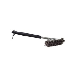 BBQ DRAGON, BBQ Dragon Rostgrillbürste Grill Zubehör, BBQ Dragon - Grillbürste EDELSTAHL - silber/schwarz - Metall - 47/9/7.5 cm