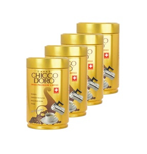 Chicco dOro, Chicco d'Oro Tradition 250g Kaffee gemahlen Dose 4 er Set, Chicco d'Oro Tradition 250g Kaffee gemahlen Dose