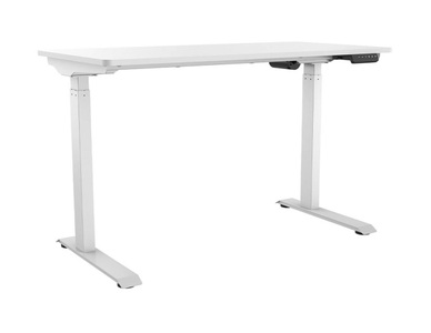 Contini, Contini höhenverstellbarer Bürotisch 1.2x0.6m weiss, Contini höhenverstellbarer Bürotisch 1.2x0.6m weiss