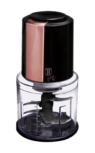 Berlinger Haus, Berlinger Haus - Elektrischer Zerkleinerer Black Rose Collection - Schwarz und Silber, Berlinger, Unsere Neuheiten, Berlinger Haus mini Zerkleinerer 0.6L Black Rose Collection, Produkte & Wohnen