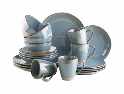 Mäser, Mäser Nottingham 20-teilig Geschirr Set Blau, Mäser Nottingham Geschirr Set 20 tlg. Blau