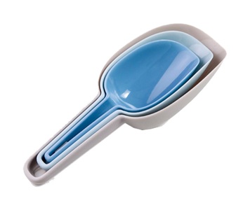 Ibili, Ibili - Schaufel x3 - Grau und Blau und Hellblau, Ibili Schaufelset 3 stück
